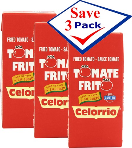 Celorrio Fried Tomato Tomate Frito 14 oz Pack of 3